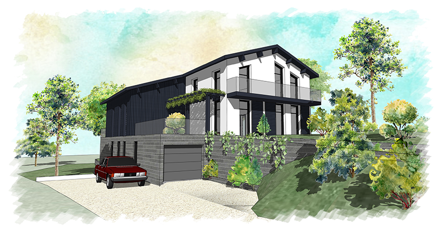 Maison contemporaine à Capbreton