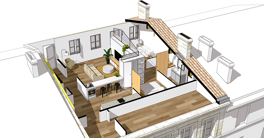 Rénovation appartement Bordeaux Chartrons